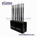 Indoor 4G 5G Walky-Talky GPS Mobile Phone Signal Jammer cell phone signal scrambler WIFI signal Jammer