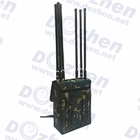 Backpack 80W Jammer Signal Blocker 6 Bands , Army Electronic Signal Jammer